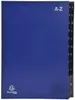 EXACOMPTA Pultordner DIN A4 A-Z 24 Fächer blau Produktbild-Vorschau 4