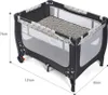 COSTWAY lettino BC10055GR, lettino da viaggio e box 2in1, Anteprima dell’immagine prodotto 3