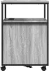 vidaXL Schrank mit Ladestation Mit Rad Graues Sonoma 61 x Produktbild-Vorschau 4