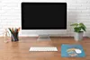 MuchoWow® Mauspad Mousepad Mancave - Flugzeug - Blau - Produktbild-Vorschau 4