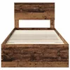 Bettrahmen mit Kopfteil Altholz 90 x 200 cm Holzwerkstoff Produktbild-Vorschau 7