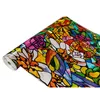 Fensterfolie Selbstklebend 45x200 cm - Bunter Garten - Produktbild-Vorschau 2