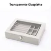 Schmuckkasten, 2er Set-Schmuckschatulle, mit Glasdeckel, Produktbild-Vorschau 3