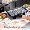 Elektrický gril Alpina 2 v 1, 2200 W – stolný gril s Náhľad obrázku produktu 8