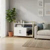 Relaxdays: armadietto per lettiera, con tappetino, Anteprima dell’immagine prodotto 2