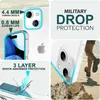 Coque semi-transparente pour iPhone 15, fine matte légère Voir les images du produit 6