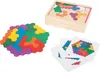 Lernspiel Holzpuzzle Hexagon Produktbild-Vorschau 1