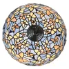 Clayre & Eef Tiffany Tischlampe Ø 40x60 cm Blau Glas Produktbild-Vorschau 3
