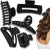 Set de 5 barrettes noires mates Voir les images du produit 5