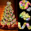 5M Bunt Weihnachtsband Lichter, Gold Batteriebetrieben Produktbild-Vorschau 1