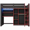 Flieks Etagenbett 90x200cm mit Kleiderschrank und Produktbild-Vorschau 9