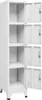 vidaXL Schließfachschrank mit 4 Fächern 38x45x180 cm Produktbild-Vorschau 3