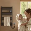 A mother and child in bathrobes in a bathroom, with a towel warmer in the background. Anteprima dell’immagine prodotto