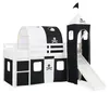 Homestyle4u Hochbett 90x200 mit Rausfallschutz Kinder mit Produktbild-Vorschau 1