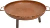 vidaXL Ciotola da fuoco 70x59x28 cm in acciaio Anteprima dell’immagine prodotto 1