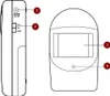 Zamel | Détecteur de mouvement NT-320 - Sans fil - Portée Voir les images du produit 4