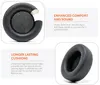 Marketing image showing ear pads with descriptive text. Produktbild-Vorschau