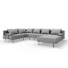 TRADA Gartenecksofa Bahama XL Streifen Grau Links 370x175 Produktbild-Vorschau 8