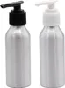 2x Seifenspender Pumpflasche 100 ml Reise Shampoo Aluminium Produktbild-Vorschau 1