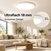 Lámpara de techo LED, 4300 lúmenes, diseño plano, 36W, 37 Vista previa de la imagen del producto 3