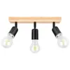 MasterLED Deckenstrahler - E27, 3-flammig, Schwarz, Holz, Produktbild-Vorschau 9