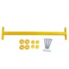4iQ 5x Metall Turnstange 60 cm Kinder Gelb – Set Produktbild-Vorschau 3