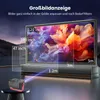 ZELURXX Mini Beamer Przenośny projektor WiFi 1080P z Podgląd zdjęcia produktu 2