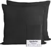 Komfortec 100% Baumwolle Kissenbezüge 2er Set 50x50 cm, Produktbild-Vorschau 1