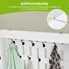 Garderobenständer mit Schuhbank, Kleiderschrank mit 9 Haken Produktbild-Vorschau 6