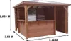 Pool House Blueterm - 3,79 x 3,79 m - Bois Thermochauffé - Voir les images du produit 8