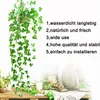 OKWISH Grüne Künstliche Efeuranken, 12 Stück, für Garten Produktbild-Vorschau 3