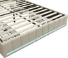 Lit double UnboxG 140 x 190 cm beige en tissu avec 4 Voir les images du produit 15