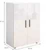 Vicco Midischrank Irma, 60 x 81 cm, Weiß Hochglanz/Weiß Produktbild-Vorschau 8
