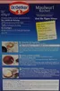 The back of a Dr. Oetker cake mix box for 'Maulwurf Kuchen' (Mole Cake). It shows ingredients, instructions, and images of the preparation steps. Produktbild-Vorschau