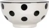 Clayre & Eef 6CEBO0195 Miska ceramiczna biała czarna Ø 11x6 Podgląd zdjęcia produktu 2