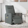 vidaXL Massagesessel Elektrisch Dunkelgrau Stoff Produktbild-Vorschau 1