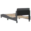 Bettgestell "Dover" Dunkelgrau 90x190 cm Samt Produktbild-Vorschau 6