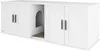 Katzenklo-Schrank Katzenhaus mit Tür Trennwand Produktbild-Vorschau 1