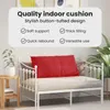 vidaXL Poduszka na plecy czerwona 100 x 19 x 50 cm tkanina Podgląd zdjęcia produktu 6