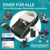 MONZANA® Fußsack Kinderwagen Baby Winter | Winterfußsack & Produktbild-Vorschau 7