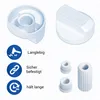 Knebel Set 38mmØ weiß Drehschalter 16-teilig mit Adaptern Produktbild-Vorschau 4