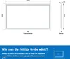 Badspigel mit Knopfschalter 140×80cm Kalt/Neutral/Warmweiß Produktbild-Vorschau 10