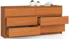 Akord Credenza 6 Cassetti Olcha 160X40X77 Cm Anteprima dell’immagine prodotto 2