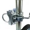 Set Stützrad Stützradschelle Klemmhalter f. runde Produktbild-Vorschau 2