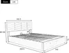okwish Polsterbett 140*200 cm, mit Lattenrost und Produktbild-Vorschau 6