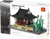 The image shows the packaging of a Wange Zuiweng Pavilion building block set. Náhľad obrázku produktu