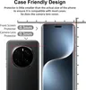 Diagram showing the dimensions of a phone screen protector and camera lens protector, with images of a phone's back and front. Anteprima dell’immagine prodotto