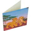 Crystal Art Card Simba &  Nala 18x18cm Produktbild-Vorschau 3