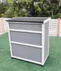 Gartenschrank MOMO 95 cm grau-weiß Produktbild-Vorschau 5