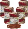 5 x ALIZE Burcum Batik 4574 mit Label Produktbild-Vorschau 1